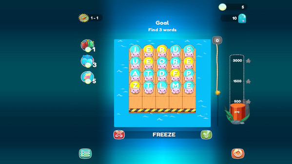 Игра Around the Words, скриншот