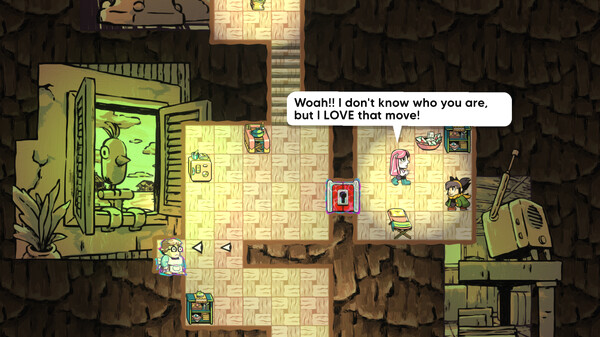 Игра Arranger: A Role-Puzzling Adventure, скриншот