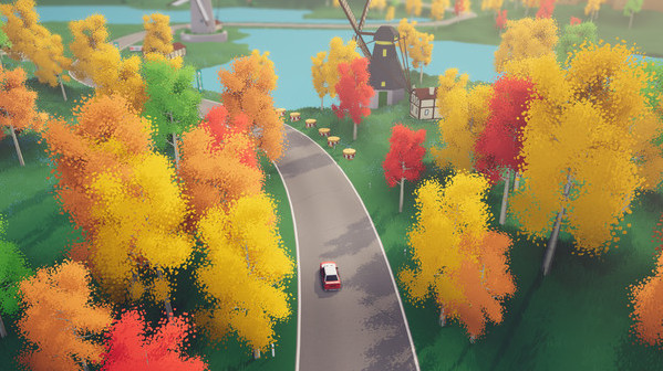 Игра art of rally, скриншот