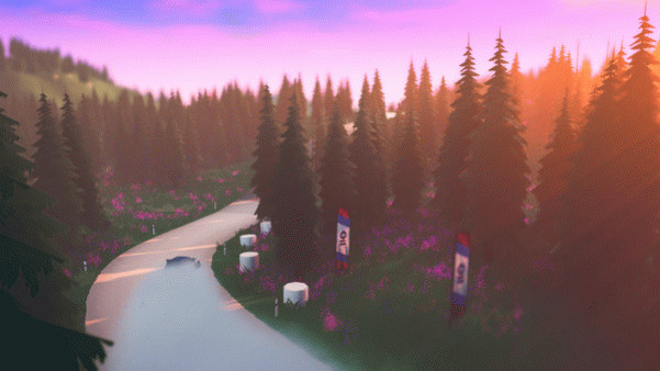 Игра art of rally, скриншот