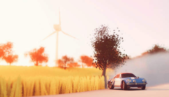 Игра art of rally, скриншот