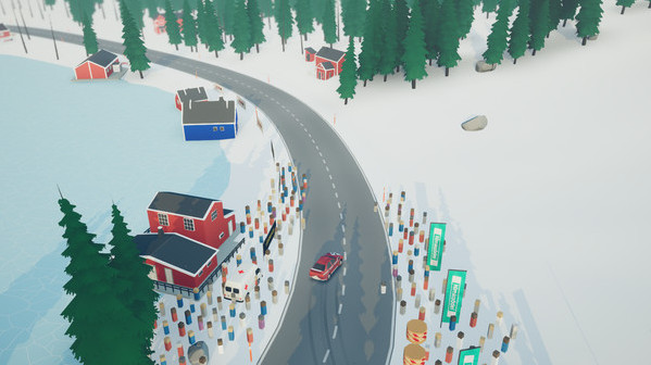 Игра art of rally, скриншот