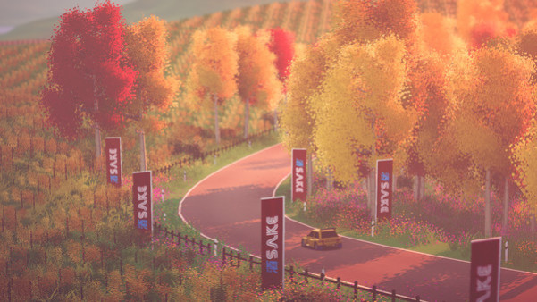 Игра art of rally, скриншот