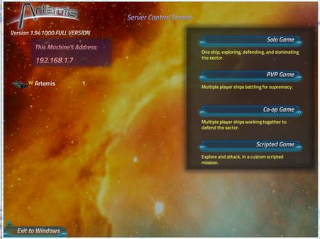 Игра Artemis Spaceship Bridge Simulator, скриншот