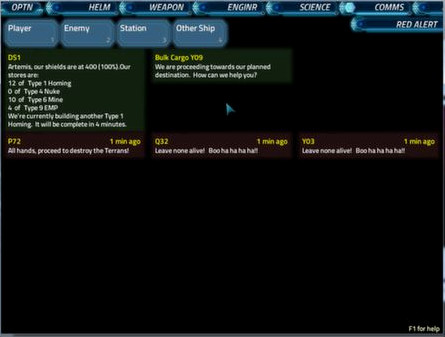 Игра Artemis Spaceship Bridge Simulator, скриншот