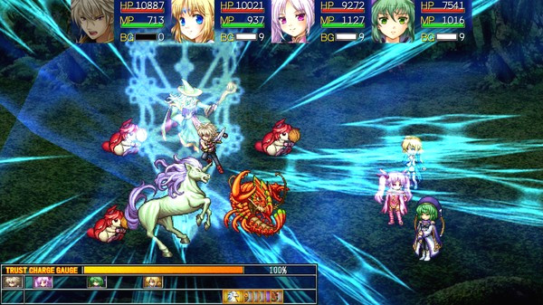 Игра Asdivine Cross, скриншот