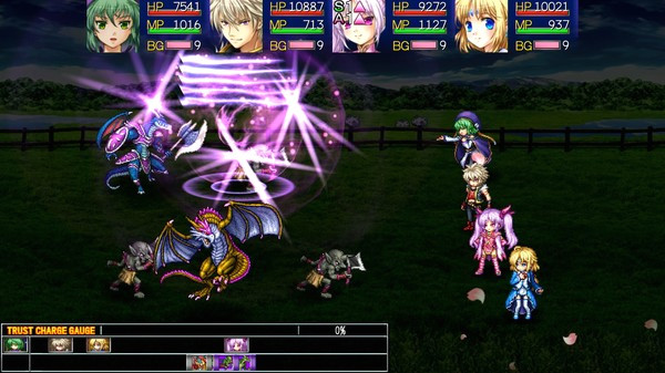 Игра Asdivine Cross, скриншот