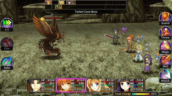 Игра Asdivine Saga, скриншот