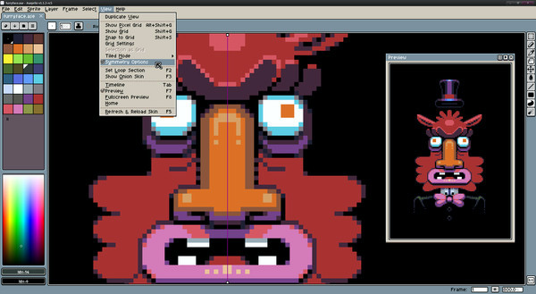 Игра Aseprite, скриншот