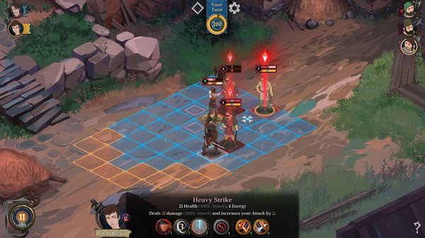 Игра Ash of Gods: Redemption, скриншот