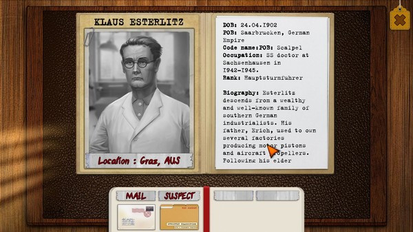 Игра Ashland Dossier, скриншот