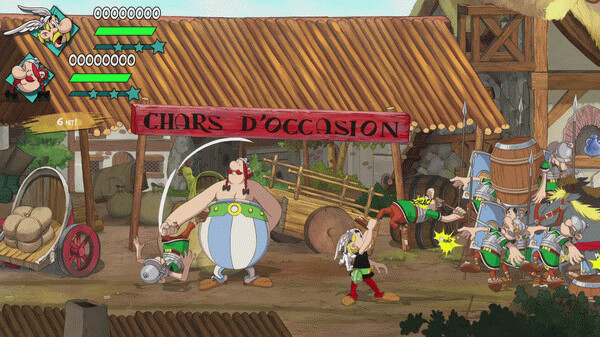 Игра Asterix & Obelix Slap Them All! 2, скриншот