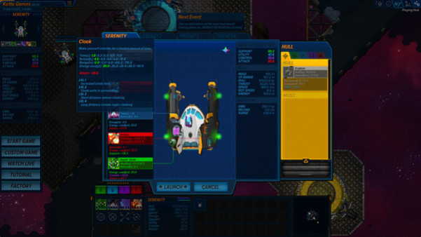 Игра Asteroid Fight, скриншот