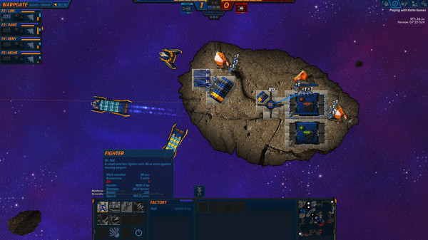 Игра Asteroid Fight, скриншот
