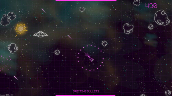 Игра Asteroids: Recharged, скриншот