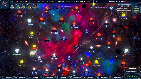 Игра Astra Exodus, скриншот