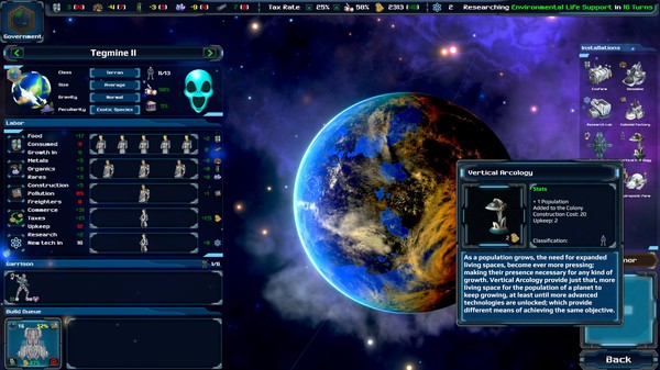 Игра Astra Exodus, скриншот