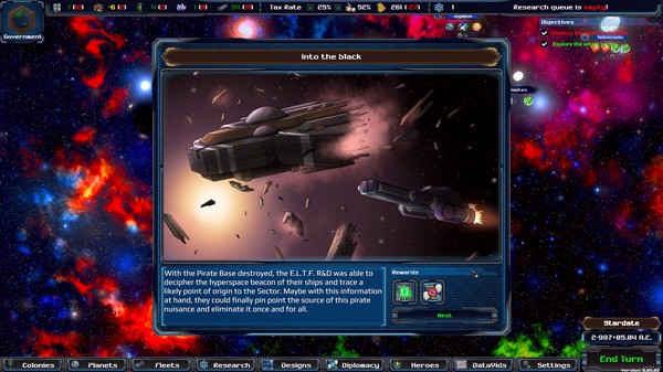 Игра Astra Exodus, скриншот