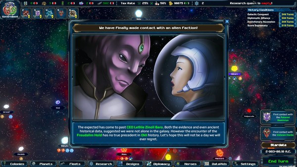 Игра Astra Exodus, скриншот