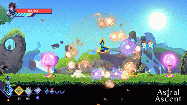 Игра Astral Ascent, скриншот