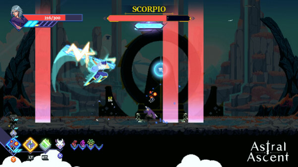 Игра Astral Ascent, скриншот