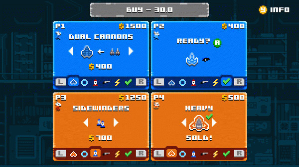 Игра Astro Duel 2, скриншот