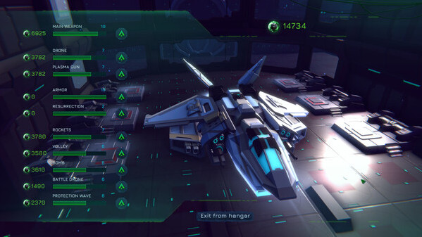 Игра Astro Flame: Starfighter, скриншот