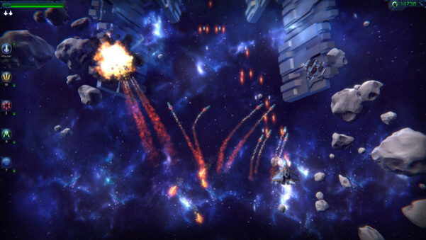 Игра Astro Flame: Starfighter, скриншот
