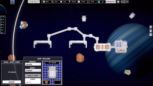 Игра AstroMiner, скриншот