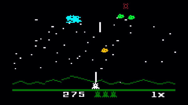 Игра ASTROSMASH 1981, скриншот