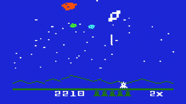 Игра ASTROSMASH 1981, скриншот
