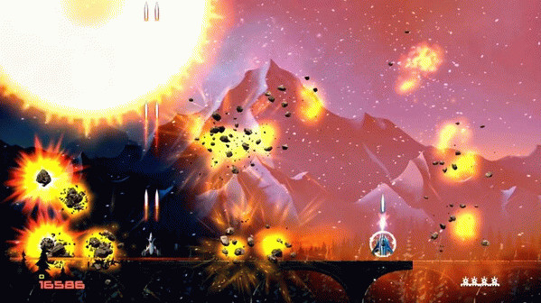 Игра ASTROSMASH, скриншот