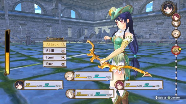 Игра Atelier Firis - Costume: Brave Archer / リアーネ衣装『ブレイブアーチャー』, скриншот