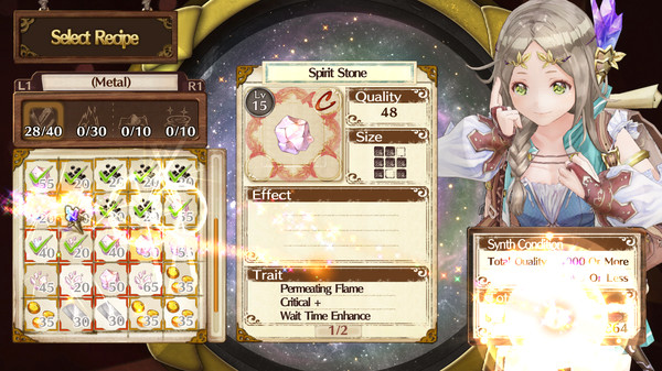 Игра Atelier Firis: The Alchemist and the Mysterious Journey DX, скриншот