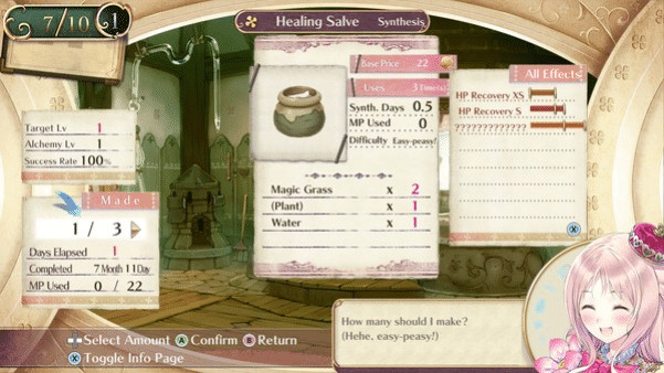 Игра Atelier Meruru ~The Apprentice of Arland~ DX, скриншот