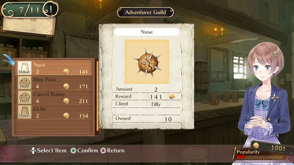 Игра Atelier Meruru ~The Apprentice of Arland~ DX, скриншот