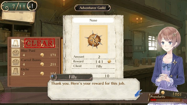 Игра Atelier Meruru ~The Apprentice of Arland~ DX, скриншот