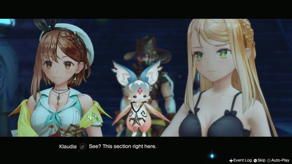 Игра Atelier Ryza 2: Klaudia's Swimsuit "Black Monokini", скриншот