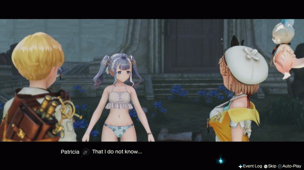 Игра Atelier Ryza 2: Patricia's Swimsuit "White Beach Corset", скриншот