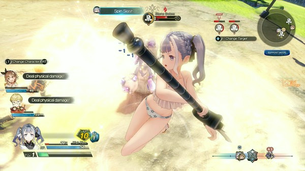 Игра Atelier Ryza 2: Patricia's Swimsuit "White Beach Corset", скриншот