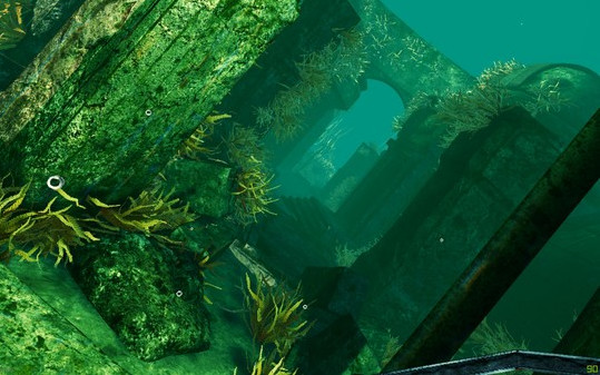 Игра Atlantis VR, скриншот