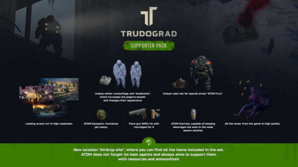 Игра ATOM RPG Trudograd - Supporter Pack, скриншот