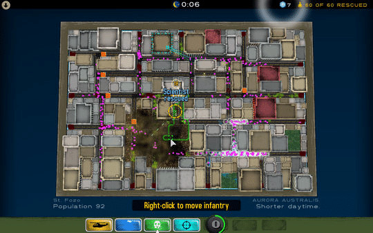 Игра Atom Zombie Smasher, скриншот