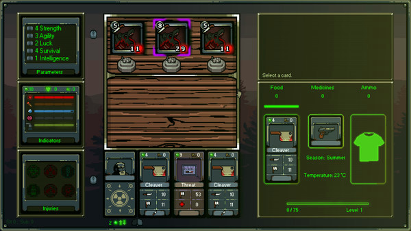 Игра Atomic Cards, скриншот