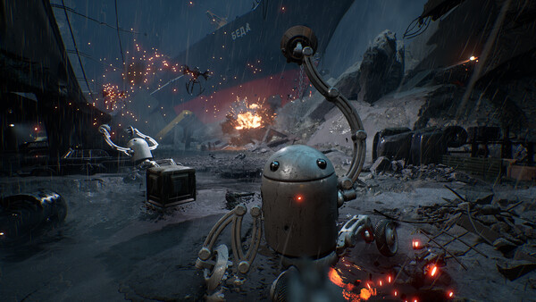 Игра Atomic Heart - Blood On Crystal, скриншот