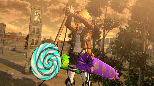 Игра Attack on Titan - Weapon - Halloween, скриншот