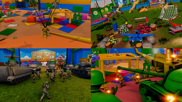 Игра Attack on Toys, скриншот