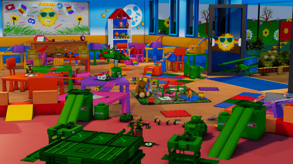 Игра Attack on Toys, скриншот