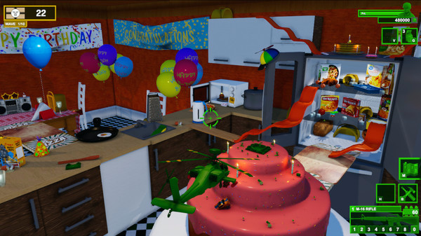 Игра Attack on Toys, скриншот