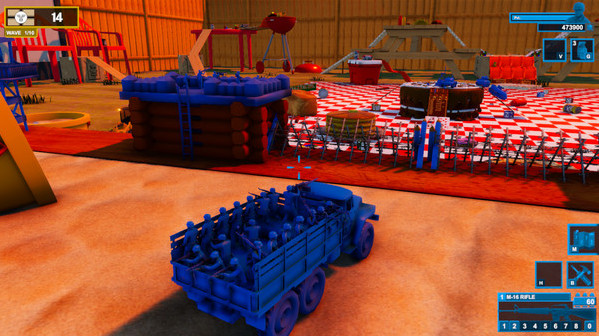 Игра Attack on Toys, скриншот